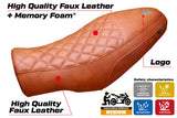 Moto Morini Seiemmezzo 2022-2025 Seat Cover Tappezzeria Italia TPZ Comfort in Vintage Brick