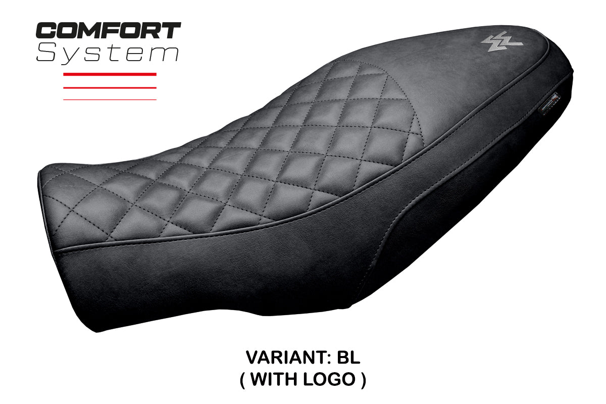 Moto Morini Seiemmezzo 2022-2025 Seat Cover Tappezzeria Italia TPZ Comfort in Vintage Black