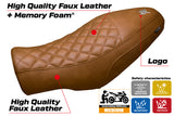 Moto Morini Seiemmezzo 2022-2025 Seat Cover Tappezzeria Italia TPZ in Comfort Vintage Brown