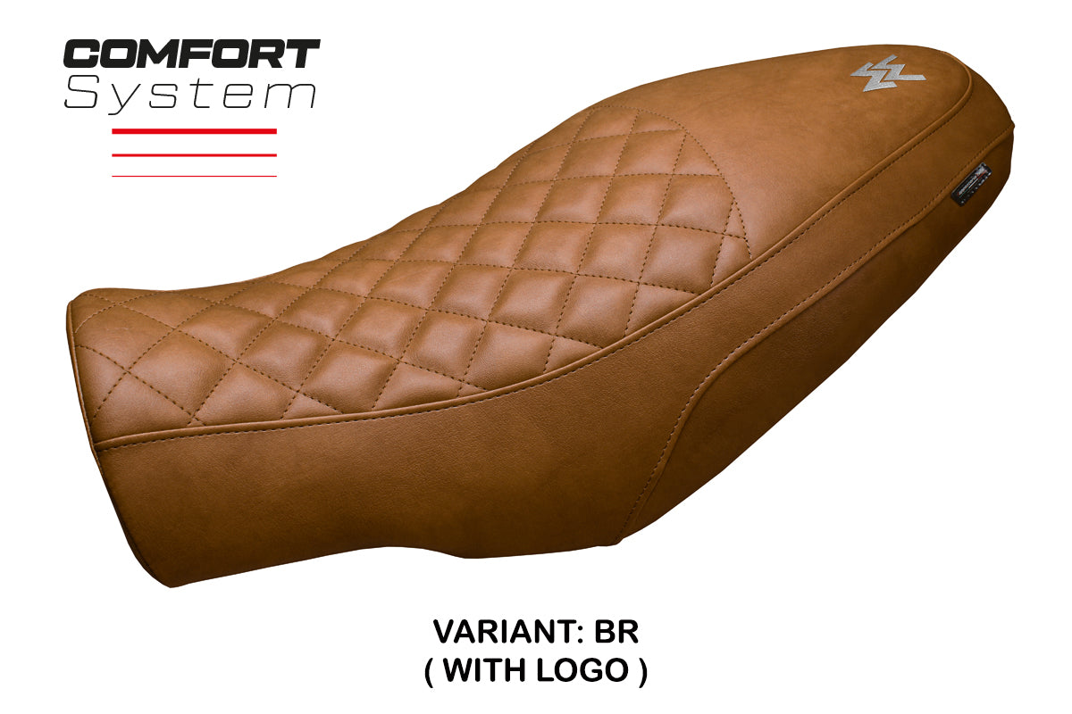 Moto Morini Seiemmezzo 2022-2025 Seat Cover Tappezzeria Italia TPZ in Comfort Vintage Brown