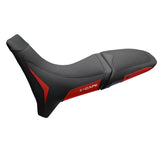 Funda Asiento Moto Morini X Cape 650 700 2021-2025 Tappezzeria Italia TPZ Ultragrip Rojo Negro