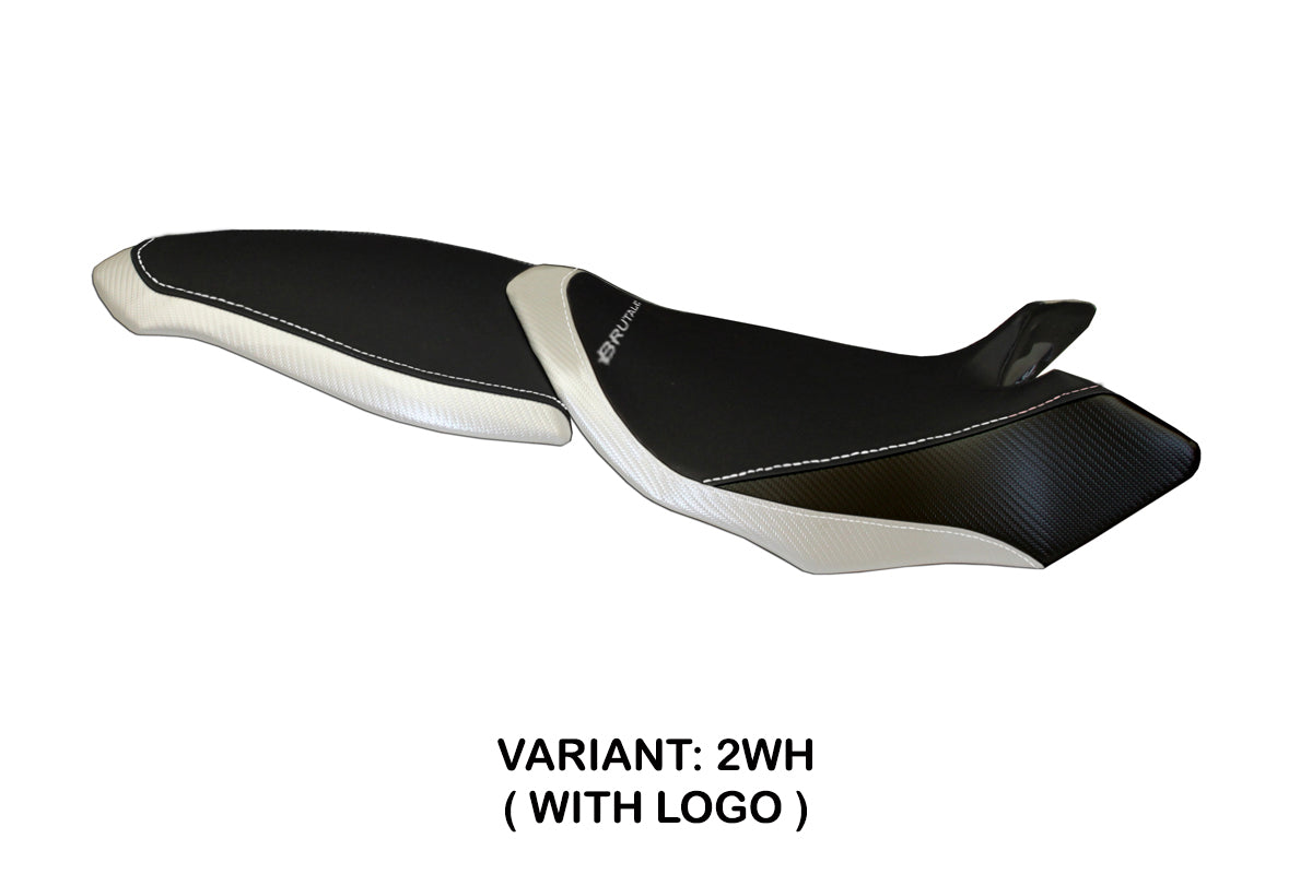 MV Agusta Brutale 990R 1078R 1090RR 2007-2015 Seat Cover Tappezzeria Italia TPZ in White Black