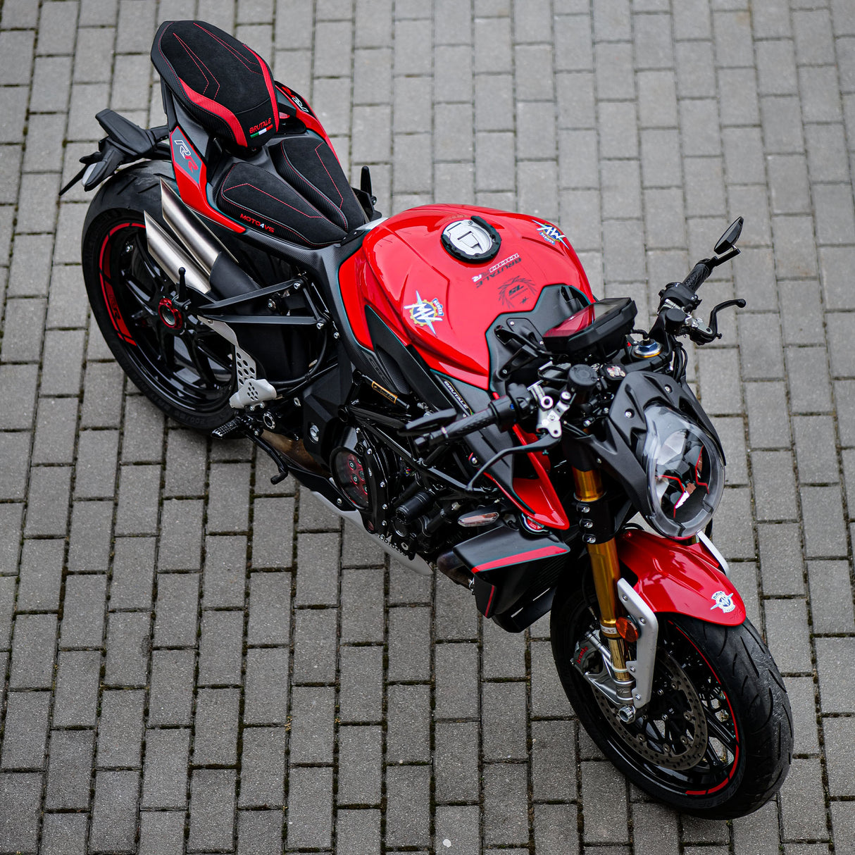 MV Agusta Brutale 1000RR 2020-2025 Seat Cover Tappezzeria Italia TPZ Comfort in Black