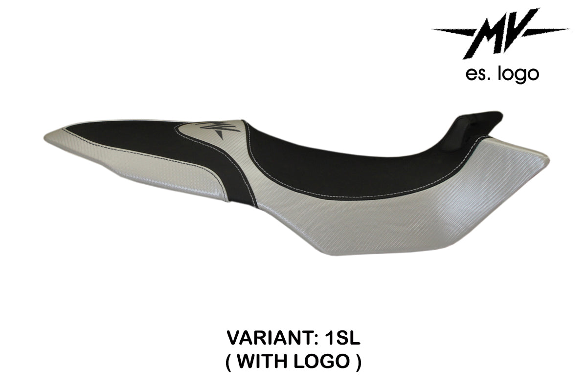 Funda Asiento MV Agusta Brutale 675 800 2012-2015 Tappezzeria Italia TPZ en Plata