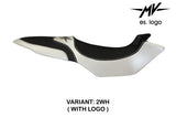 Funda Asiento MV Agusta Brutale 675 800 2012-2015 Tappezzeria Italia TPZ en Blanco