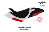 Funda de asiento MV Agusta Dragster 800 2014-2018 Tappezzeria Italia TPZ en blanco y rojo