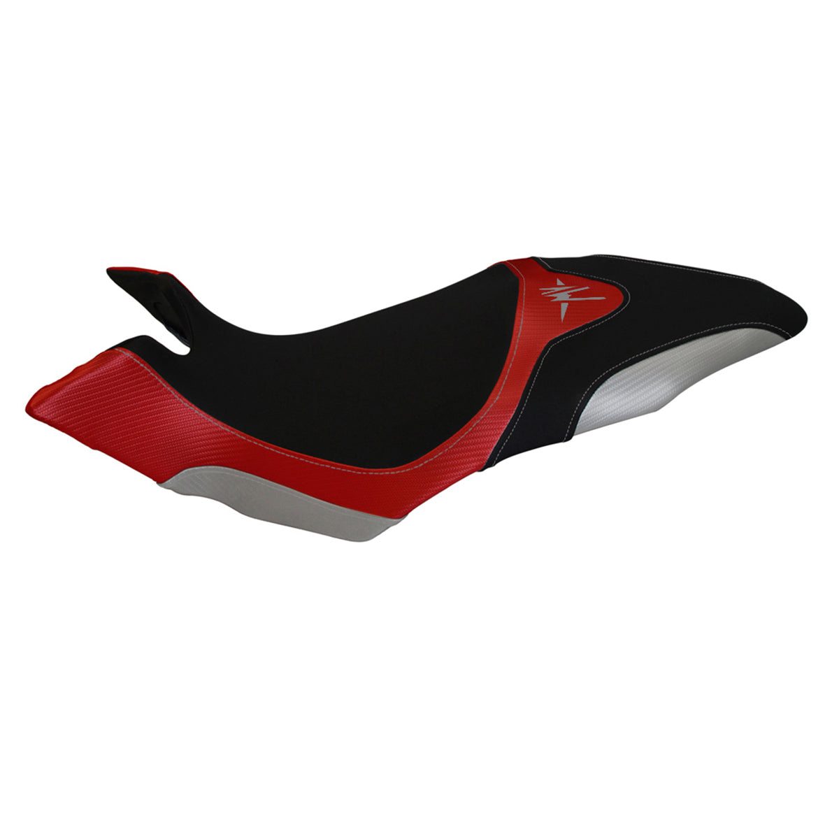 Funda de asiento MV Agusta Dragster 800 2014-2018 Tappezzeria Italia TPZ en rojo y plata