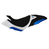 Funda de asiento MV Agusta Dragster 800 2014-2018 Tappezzeria Italia TPZ en blanco y azul