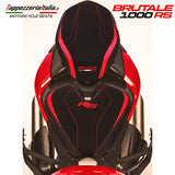 Funda de asiento Tappezzeria Italia TPZ Comfort para MV Agusta Brutale 1000RS 2021-2025 en rojo