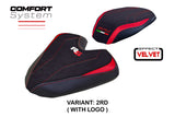 Funda de asiento Tappezzeria Italia TPZ Comfort para MV Agusta Brutale 1000RS 2021-2025 en rojo