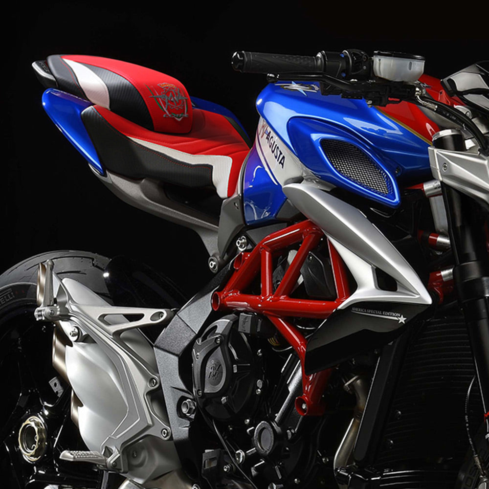 MV Agusta Brutale 800 2016-2025 Seat Cover Tappezzeria Italia TPZ in Red SE