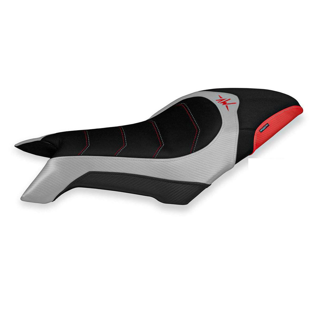 MV Agusta Dragster 800 2019-2026 Seat Cover TPZ Italia Comfort Silver Red