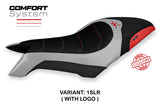 MV Agusta Dragster 800 2019-2026 Seat Cover TPZ Italia Comfort Silver Red