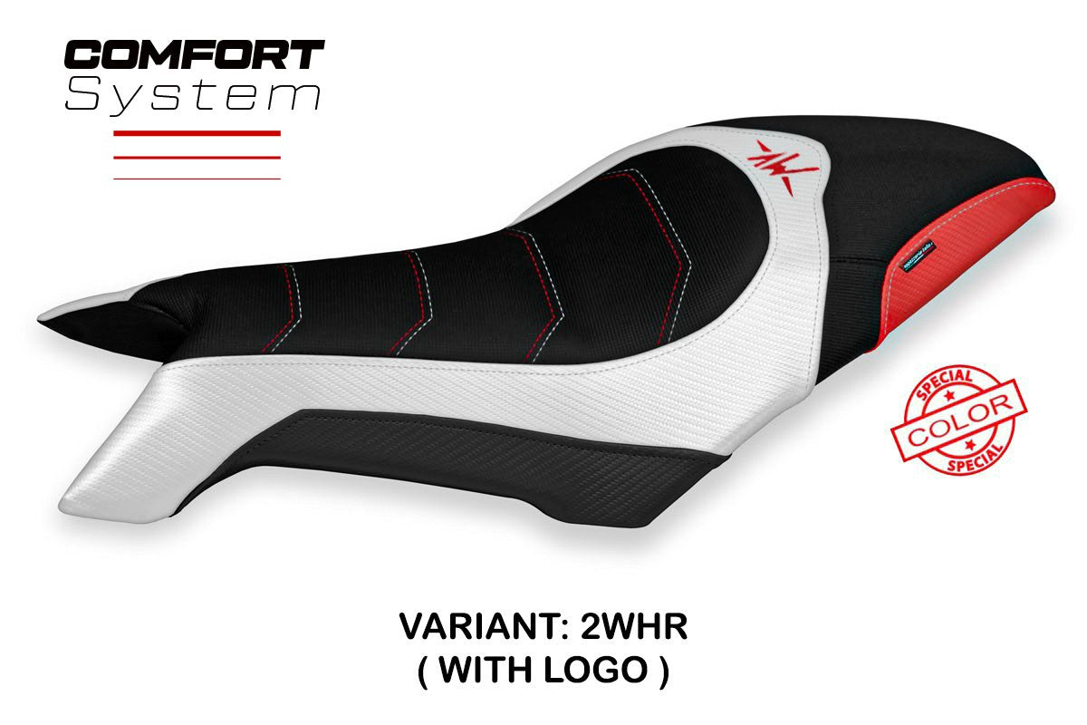 MV Agusta Dragster 800 2019-2026 Seat Cover TPZ Italia Comfort White Red
