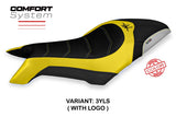 MV Agusta Dragster 800 2019-2026 Seat Cover TPZ Italia Comfort Yellow Silver