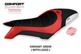 MV Agusta Dragster 800 2019-2026 Seat Cover TPZ Italia Comfort Red White
