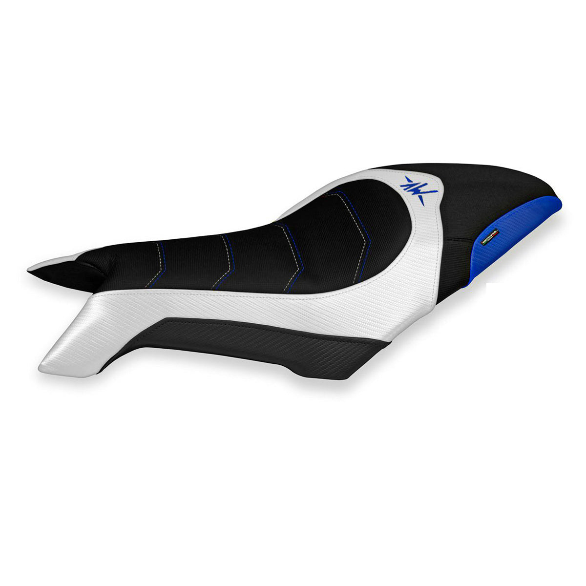 MV Agusta Dragster 800 2019-2026 Seat Cover TPZ Italia Comfort White Blue