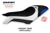 MV Agusta Dragster 800 2019-2026 Seat Cover TPZ Italia Comfort White Blue