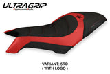 Funda de asiento MV Agusta Dragster 800 2019-2025 Tappezzeria Italia TPZ Ultragrip en rojo