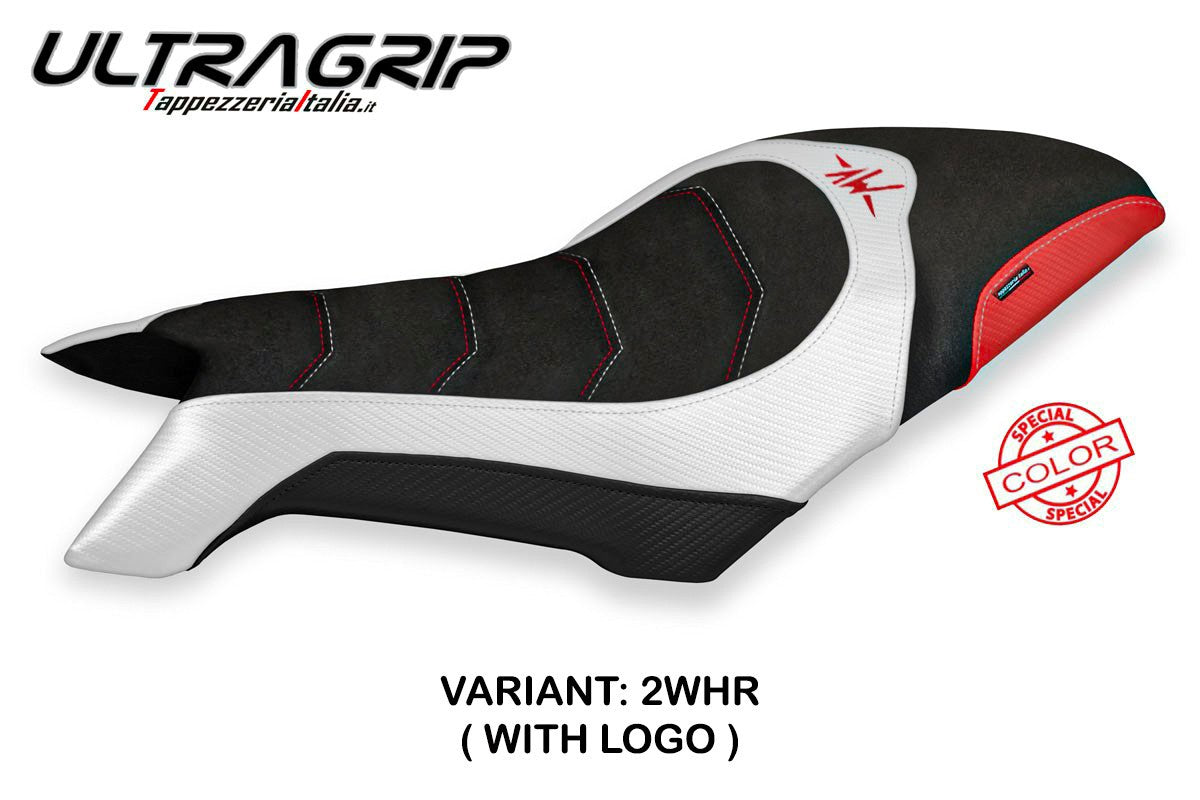 MV Agusta Dragster 800 2019-2026 Seat Cover TPZ Italia Ultragrip White Red