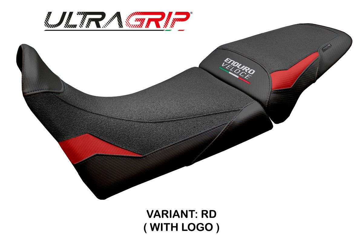 MV Agusta Enduro Veloce 2024-2025 Seat Cover Tappezzeria Italia TPZ Ultragrip Red Black