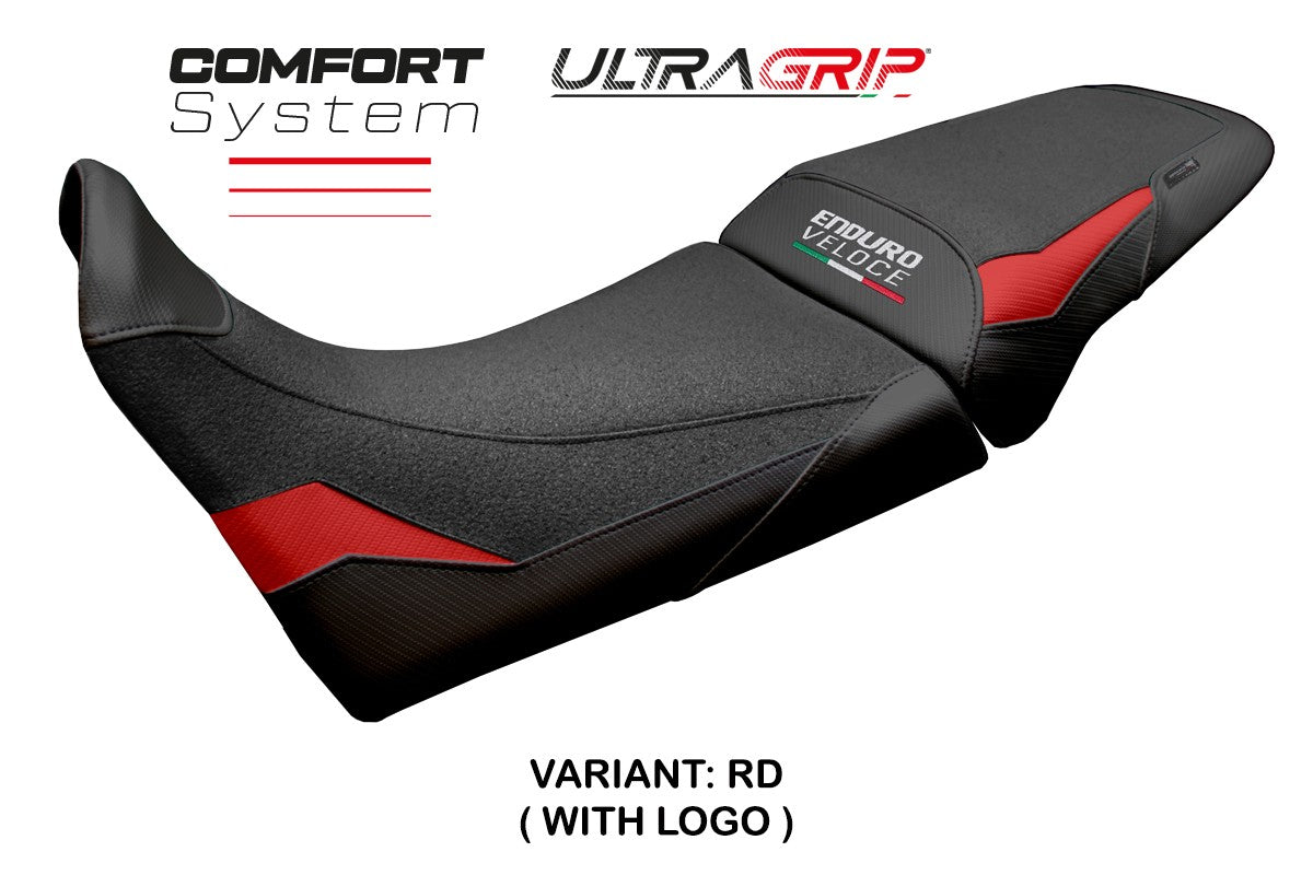 MV Agusta Enduro Veloce 2024-2025 Seat Cover Tappezzeria Italia TPZ Comfort Ultragrip Red