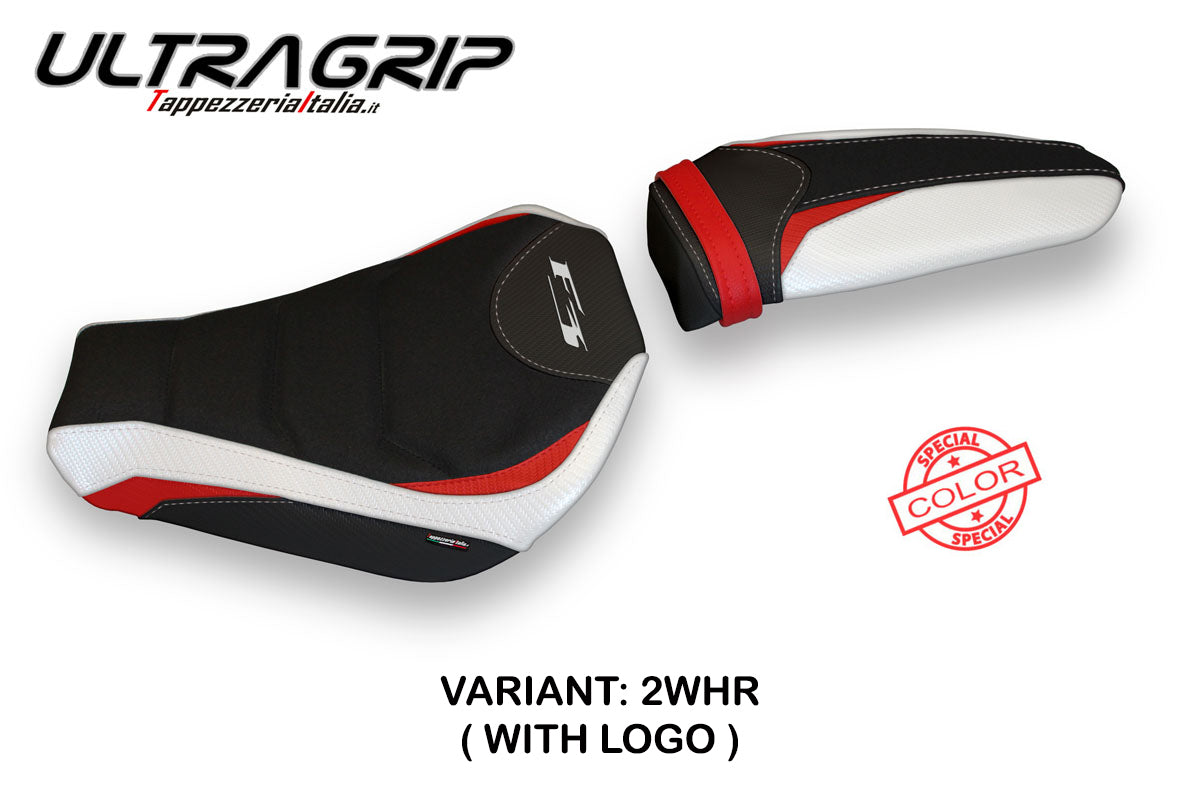 MV Agusta F3 2012-2025 Seat Cover Tappezzeria Italia TPZ Ultragrip in White and Red