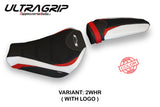MV Agusta F3 2012-2025 Seat Cover Tappezzeria Italia TPZ Ultragrip in White and Red
