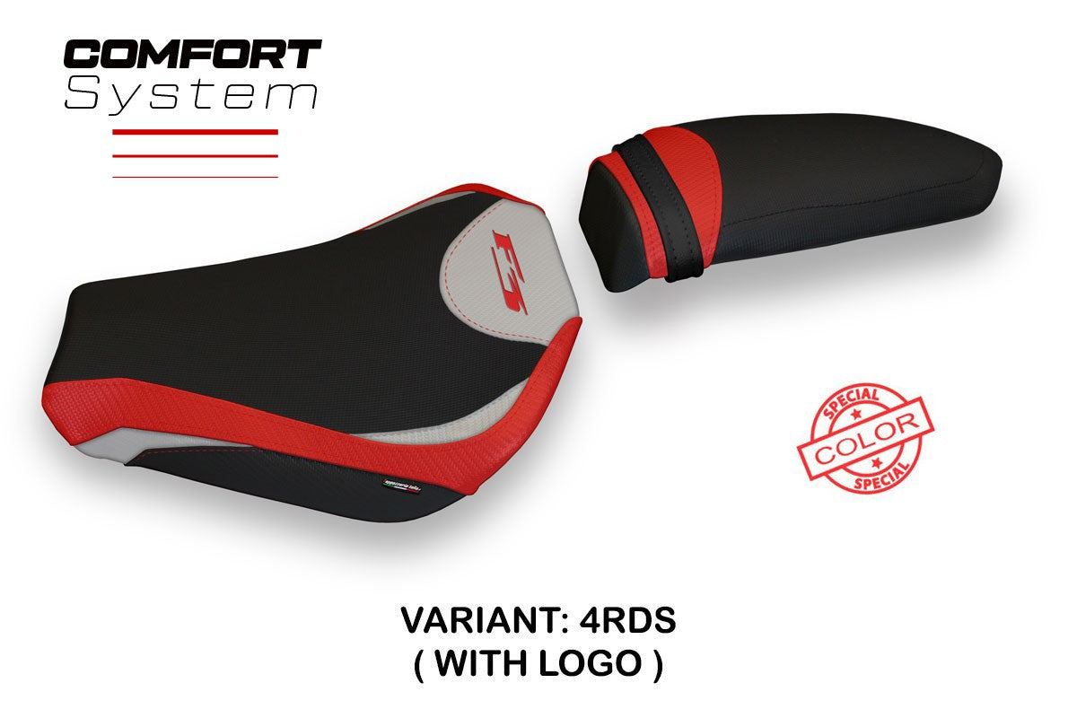 MV Agusta F3 2012-2026 Seat Cover TPZ Italia Comfort Red Silver