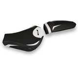 Funda de asiento MV Agusta F4 2010-2020 Tappezzeria Italia TPZ en blanco y negro