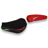 MV Agusta F4 2010-2020 Seat Cover Tappezzeria Italia TPZ in Black and Red SE
