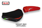 MV Agusta F4 2010-2020 Seat Cover Tappezzeria Italia TPZ in Black and Red SE