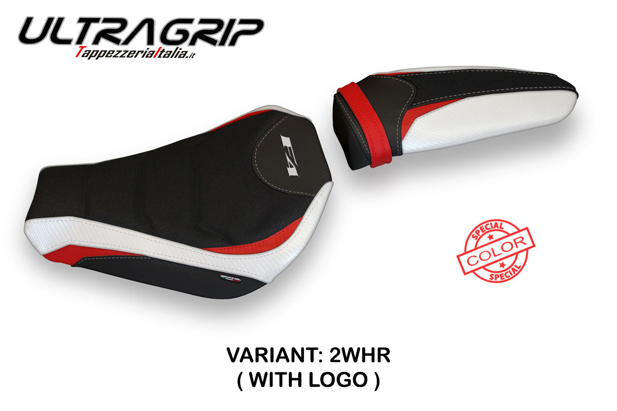 MV Agusta F4 2010-2020 Seat Cover Tappezzeria Italia TPZ Ultragrip White and Red SE