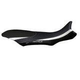 Funda de asiento MV Agusta Rivale 800 2013-2018 Tappezzeria Italia TPZ en blanco y negro