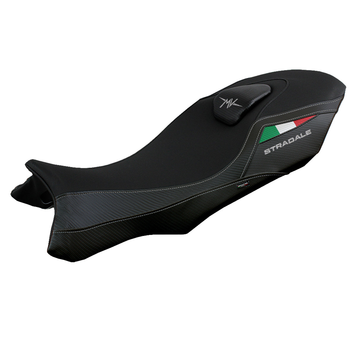Funda de asiento MV Agusta Stradale 800 2015-2017 Tappezzeria Italia TPZ en negro