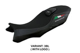 Funda de asiento MV Agusta Stradale 800 2015-2017 Tappezzeria Italia TPZ en negro