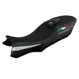 Funda de asiento MV Agusta Stradale 800 2015-2017 Tappezzeria Italia TPZ Comfort en blanco y negro