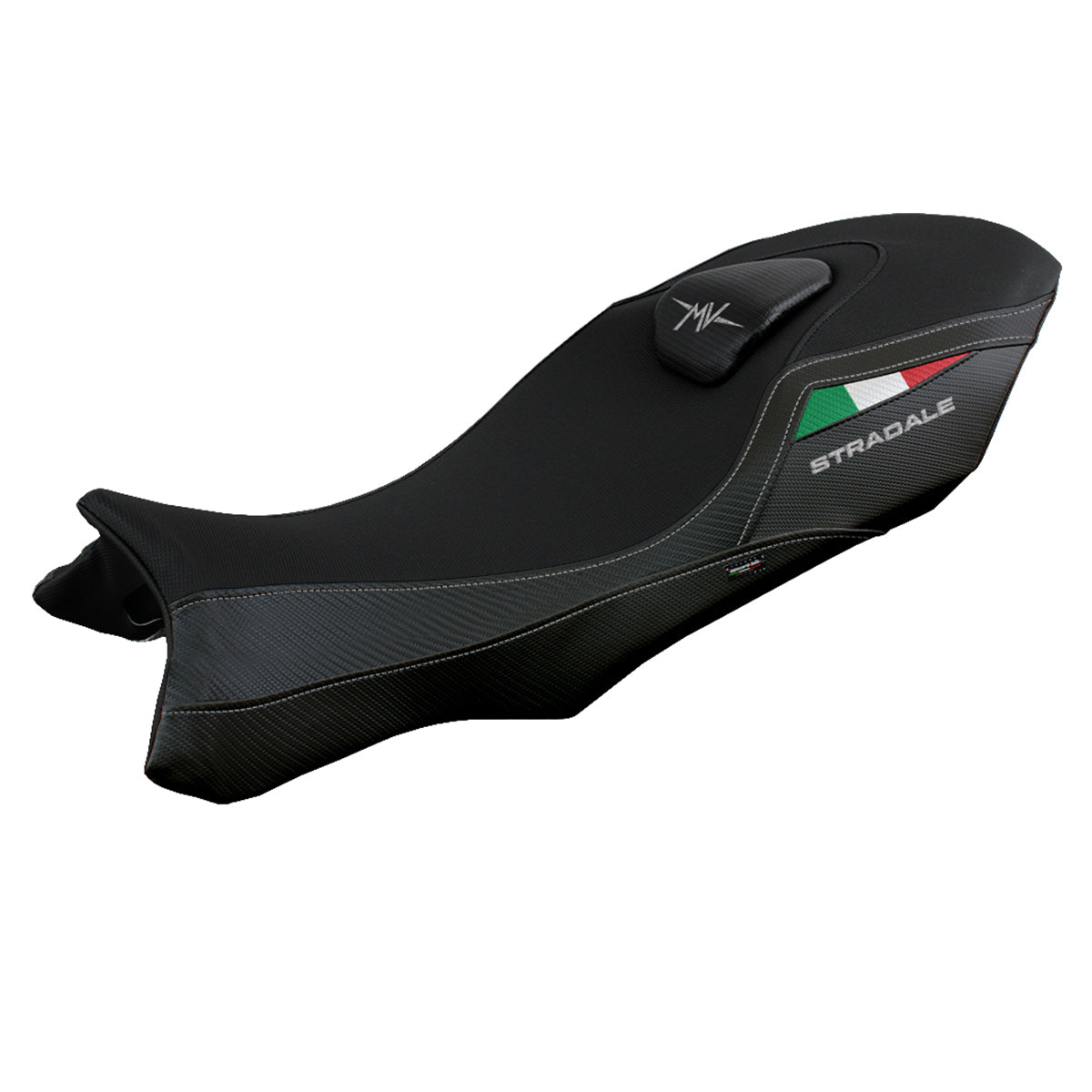 Funda de asiento MV Agusta Stradale 800 2015-2017 Tappezzeria Italia TPZ Comfort en negro