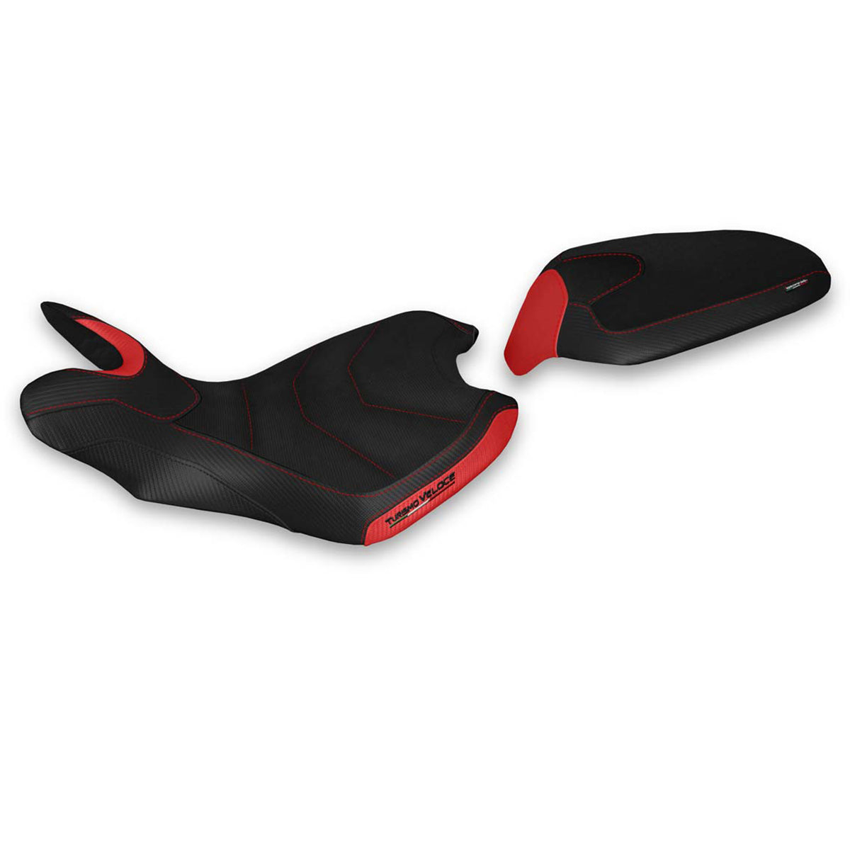 Funda para asiento MV Agusta Turismo Veloce 2021-2025 Tappezzeria Italia TPZ Comfort en Rojo