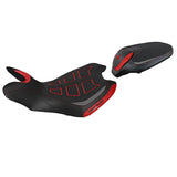 MV Agusta Turismo Veloce 2014-2020 Seat Cover Tappezzeria Italia TPZ Ultragrip in Red and Grey