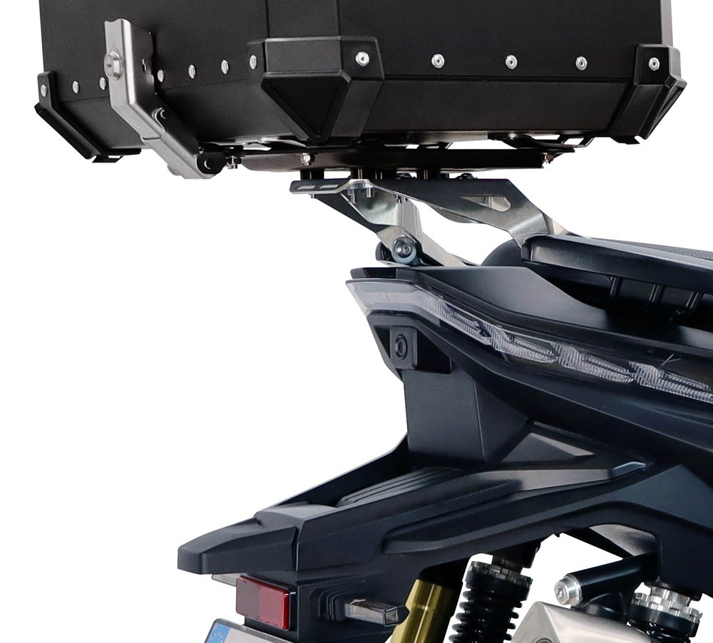 Voge SR 450 X 2026-2027 GPR Tech 26L Aluminum Top Case, Silver, with roof rack and mounting plate - photo 5
