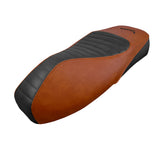 Vespa GTS 125 150 300 2009-2024 Seat Cover Tappezzeria Italia TPZ Comfort in Brown SE