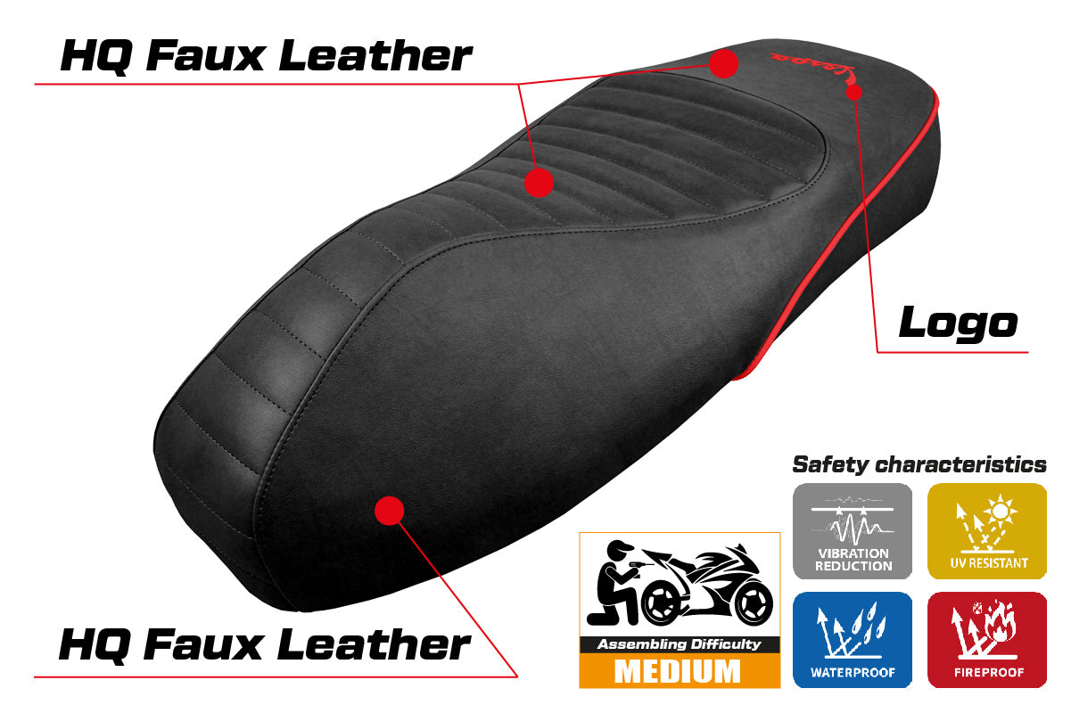 Vespa GTS 125 150 300 2009-2024 Seat Cover Tappezzeria Italia TPZ