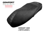 Funda de asiento Tappezzeria Italia TPZ Comfort para Vespa GTS 125 150 300 2009-2024 en gris