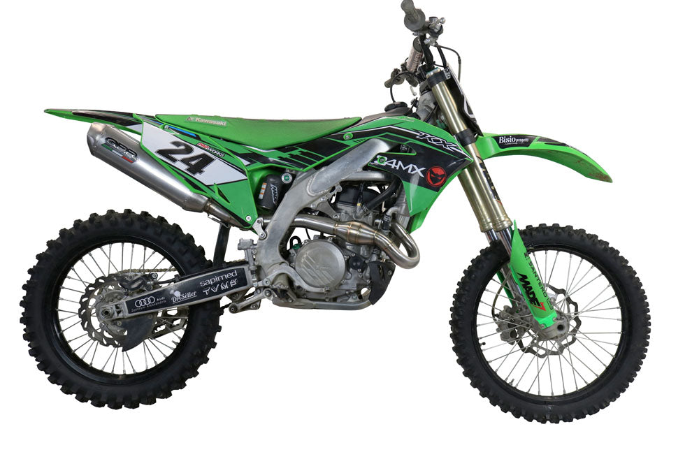 Kawasaki KX450F 2021-2023 Exhaust GPR Full System Pentacross Titanium