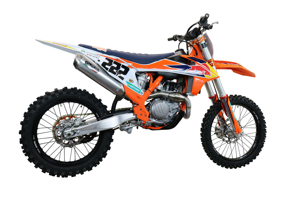 KTM SX-F 450 2020-2022 Exhaust GPR Full System Pentacross Inox