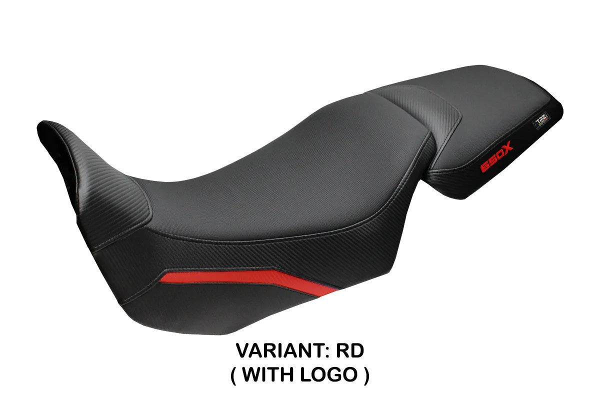 QJ Motor SVT 650 X 2024-2026 Seat Cover TPZ Italia Red Black