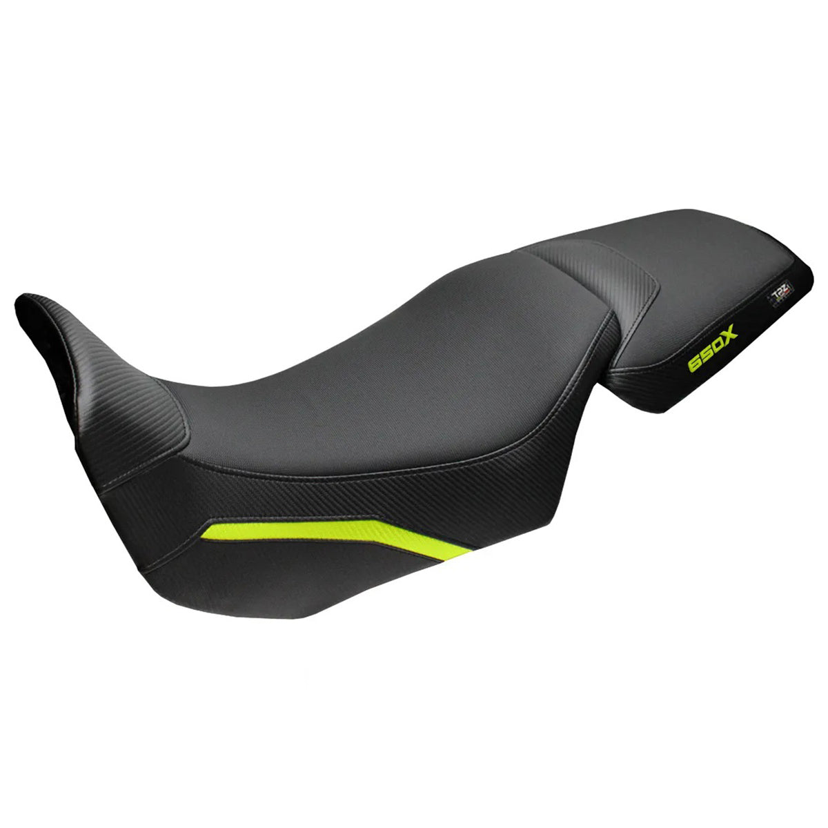 QJ Motor SVT 650 X 2024-2026 Seat Cover TPZ Italia Yellow Fluo Black