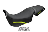 QJ Motor SVT 650 X 2024-2026 Seat Cover TPZ Italia Yellow Fluo Black