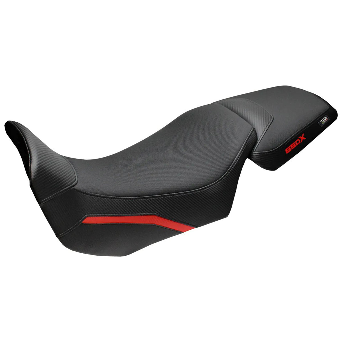 QJ Motor SVT 650 X 2024-2026 Seat Cover TPZ Italia Comfort Red Black